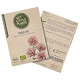 Little Plants BIO Malve Samen, 200 Malvesamen, hohe Keimrate, 100% Natürlich, BIO Samen Malve für Blumengarten Blumenbeet Hochbeet – BIO Blumensamen Blumenwiese Nachhaltig