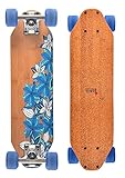 JUCKER HAWAII Skateboard KAPUA | City Cruiser | Mini Cruiser aus Holz | Skateboard Kinder und Erwachsene | Mini Longboard | WOODYBOARD | Komplettboard