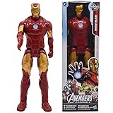 Hilloly Iron Man Figur, Avengers Titan Hero Serie Iron Man, 12 Zoll große Action-Figur, Iron Man Spielzeug für Kinder ab 4 Jahren