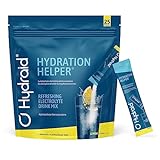 Hydraid Hydration Helper I Kohlenhydrat-Elektrolyt Pulver I verbesserte Wasseraufnahme I 25 Stück I Getränkepulver I Kalorienarm I Sport I Zitrone