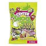 Center Shock Sour Mix, Packung mit 21 extra-sauren Kaugummis, verschiedenen Sorten mit Cola- & Frucht-Geschmack, perfekt für Geburtstag, Pinata & Halloween, 90g