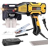 Faiuot Lichtbogenschweißgerät - 220 V Handschweißgerät ARC IGBT 120 A mit 6 Variable Stromeinstellungen, FA206 Elektroden Schweißgerät für Maschinendraht 3/32 Zoll - 1/8 Zoll (2,4-3,2 mm)