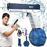 FORMIZON Elektrische Wasserpistole, 434CC+​​58CC Große Kapazität Automatische Wasserpistole, 26ft Wasserspritzpistole, Erwachsene Kinder Wassergewehr Spielzeug, Wassersprüher Pool Strand Spielzeug