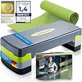 Body & Mind® Aerobic Steppbrett Elite 3-Stufen Stepper...