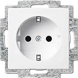 Busch-Jaeger 20 EUC-914 SCHUKO Steckdose UP-Einsatz (Thermoplast) Balance SI Alpinweiß