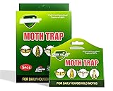 Generisch Schlupfwespen gegen Lebensmittelmotten,Lebensmittelmotten-Falle,10 Stück,10 Karten à 1 Lieferung,Mottenfalle gegen Lebensmittel-Motten mit maximaler Lockwirkung,Alternative zur Mottenfalle