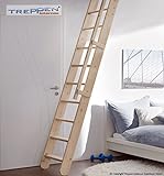 Intercon® Easy Step Raumspartreppe zum Schieben in Fichte oder Buche, 300 cm Höhe (Fichte)