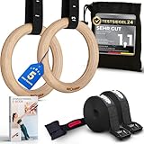 NEOLYMP Turnringe Outdoor – Gymnastikringe - Optimaler Grip und Haltbarkeit - Schweiß aufnehmend - Turngeräte für Zuhause & Outdoor Training - Ringe Turnen - Calisthenics Ringe