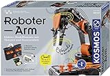 Kosmos Roboter-Arm, Modellbausatz für deinen elektrischen Roboterarm, mit 5 Motoren und Steuereinheit, Einführung in die Welt der Robotik, Experimentierkasten, 620028