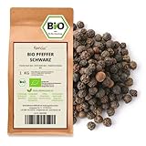 Kamelur 1kg BIO Schwarzer Pfeffer Ganz aus Sri Lanka - Aromatische Bio Pfefferkörner für die Mühle - verpackt in biologisch abbaubarer Verpackung