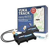 YUKAtrack easyWire GPS Ortung Tracker für Auto, Motorrad, LKW, Wohnwagen,SIM Karte und Datenflat inkl. Europaweite LIVE Ortung,Fahrtenbuch,Komplettset: Kein ABO, ohne Vertrag, Sofort einsatzbereit