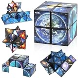 Sternenwürfel Zauberwürfel, Infinity Cube, Anti Stress Würfel IQ Puzzle, Unendlichkeitswürfel Zappelspielzeug, Magic Cube, Zauberwurfel Spiele, Geschenkideen ab 6 7 8 9 10 11 Jahre Jungen Mädchen
