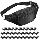 Crossbody-Gürteltasche mit großem Fassungsvermögen, versteckte Reißverschlusstaschen, verstellbarer Riemen, Bauchtasche, wasserdicht, Oxford-Stoff, Reise-Gürteltasche für Outdoor, Einkaufen, Reisen