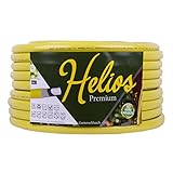 Gartenschlauch gelb 1' Helios Premium 10 Jahre Garantie 4 lagig Wasserschlauch Bewässerungsschlauch (20m)