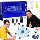 Magnetisches Schachspiel,Magnetspiel Puzzle Magnetic Schachspiel Tragbares Schach Magnetisch Magnetisches Spiel für Erwachsene Partyzubehör für Familientreffen