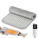Besreey Heizmatte für den Rücken - 9 Geschwindigkeiten Intelligente 12 Geschwindigkeiten Decke mit Timer - Heizkissen mit Stecker | Für Hals Schultern Arme Beine Bauch Weihnachten Geburtstag Männer