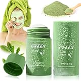 Green Mask Stick Original 2 PCS, Grüntee Maske Stick, Grüner Tee Maske Stick, Green Stick Mitesser, Green Tea Mask Stick, Porentief Reinigend, Feuchtigkeitsspendend und Pflegend