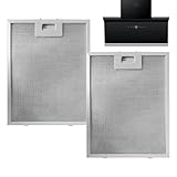 Fettfilter Für Dunstabzugshauben, 2er Set Dunstabzug Filter, 5-Schicht Aluminium Ersatzgitter Für Haushalt Küche Gastronomie Abzugssystem