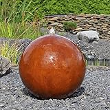 CLGarden Cortenstahl Kugelbrunnen CSB50 Gartenbrunnen...
