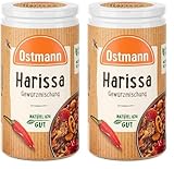 Ostmann Gewürze - Harissa Gewürzmischung | Scharfes orientalisches Gewürz für Geflügel, Fleisch, Gemüse oder Couscous | 35 g in der Streudose (Packung mit 2)