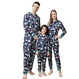 jakloz Weihnachts Pyjama Familie Set Einteiler Weihnachten...