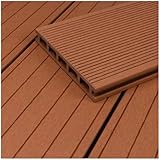 HORI WPC BPC Terrassendielen Komplettset Hohlkammerprofil...