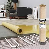 Ewifoam Vinclic 1,1 mm PUM Trittschalldämmung für Vinylboden - Ideal für Fußbodenheizung, 9 m² Rolle, hohe Druckfestigkeit, integrierter Feuchtigkeitsschutz, einfache Verlegung