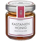 L.W.C. Michelsen - Kastanien-Honig -Mini- (50g) | kräftig & herb | natürlich, ohne Zusätze | hochwertiger Honig | Honig-Spezialität | pure Natürlichkeit in einem Glas