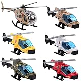 UZSXHJ Hubschrauber, Spielzeug-Hubschrauber, Kinderspielzeug, 6Pcs Flugzeug-Spielzeug-Set, Kinderzimmer Dekoration, Creative Craft Kampfjet Spielzeugmodell, Geeignet Für Kinder Ab DREI Jahren