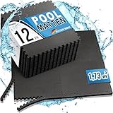 bonsport Pool Unterlegmatte Poolmatte 12 Stück -...