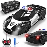 Muakiz Ferngesteuertes Auto ab 3 4 5 6 7 8+ Jahre RC Cars Spielzeug Polizeiauto mit Fernbedienung für Junge Mädchen Geschenk Kinderspielzeug mit Aufladbarer Batterie & Polizei Licht