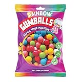 Trixie's Kaugummis in Regenbogen-Farben mit Fruchtgeschmack - Nachfüllpackung für Kaugummiautomat - 200 g