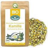 Bio Kamillentee 300g - ganze Kamillenblüten getrocknet - aromastark und ölreich - direkt vom europäischen Familienbetrieb - PEPPERMINTMAN