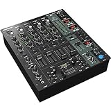 Behringer PRO MIXER DJX750 Professioneller 5-Kanal-DJ-Mixer mit fortschrittlichen Digitaleffekten und BPM-Zähler