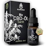 Bio CBD-Öl 15% - Deutsches Bio-Produkt – inklusive zusätzlichem Sprühkopf - Vollspektrum Hanf-Tropfen mit 1500mg Cannabidiol - Elbgras