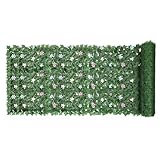 Efeu Sichtschutzzaun 3mx1m Erweiterbarer Künstlicher Heckenzaun Kunsthecken Paneelen Realistischer Atmungsaktiver UV Schutzzaun Für Hochzeitsdeko Balkon Haustierbereich Klassenzimmer Garten