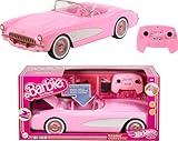 Hot Wheels Ferngesteuertes Auto, R/C Barbie Corvette - ferngesteuertes Fahrzeug, 1956 Corvette Stingray, 2,4 GHz Frequenz, bis zu 8 km/h, Platz für 2 Barbie-Puppen, HPW40