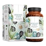 NATURTREU® Calcium hochdosiert mit Vitamin C vegan - 120 Kalzium Kapseln 800mg hochdosiertes Calcium pro Tagesdosis - Ohne Zusatzstoffe