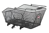 Unix Unisex – Erwachsene Rosetto Topklip Fahrradkorb, schwarz, 47x30x20cm