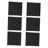 ifundom 6 Stück Müll Kann Filtern Quadratkompost -behälterfilter Küchenabfallfilter Kompostfilter Filter-ersatzpad Papierkorbfilter Innenküchenkompost -Eimer Black Schwamm