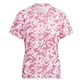adidas Damen T-Shirt (Short Sleeve) Otr AOP Tee, Clear Pink, HR9973, L