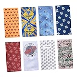 PACKOVE 8St haarband hair-band handgelenk band handgelenksbandage multifunktionstuch Stirnband-Schal Creme Schals Reiseschal Masken Kopfbedeckung nahtloser Bandana-Schal Sommer Sportmütze