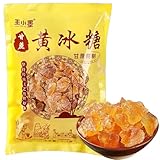 DAMAICHUHAI Kandiszucker Gelb (Gelber Kristallzucker) - 500g - Natürlicher Gelber Kandis - Ideal für Tee, Desserts & Asiatische Gerichte - Reiner Rohrzucker
