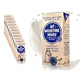 A2 Wohlfühl-Milch H-Vollmilch 3,8% je 1 Liter im 12er Pack - Haltbare Proteinmilch Kuhmilch aus artgerechter Tierhaltung mit wertvollem A2 Protein - Milch Milk ohne Gentechnik ideal für Sportler