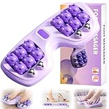 Fußmassageroller, Fußmassagegerät, Portable Double Massage Roller für Fußmassage, Fussmassagegerät Manuelles Doppel Fußmassagegerät, Massageroller Fußroller Geschenk für Frauen und Männer