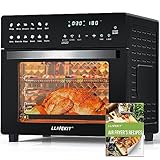 LLIVEKIT Heißluftfritteuse Minibackofen 26L, 1700W Airfryer...