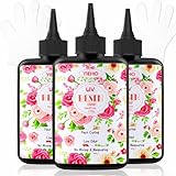 YIEHO 300g UV Resin klar, kristallklares Hart UV Kleber Transparent Epoxidharz vorgemischt für Schmuck Herstellung DIY Handwerk mit Handschuhen