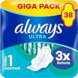 Always Ultra Binden Damen Gr. 1, Normal (38 Damenbinden mit...