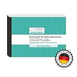 Primus Print Quittungsblock - A6 quer - 2x50Blatt durchschreibend mit Durchschlag – Nummerierung (ohne Mehrwertsteuer, 1 Stück)