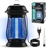 Herboom Insektenvernichter Elektrisch, 20W 4200V Insektenfalle UV Mückenlampe, Mückenfalle Elektrisch, Mückenabwehr, Fliegenfalle Elektrisch, Insekten Lampe für Innen und außen Garten